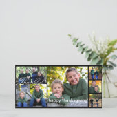 Carte photo de thanksgiving (Debout devant)