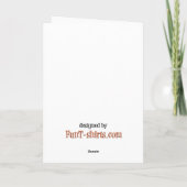 Carte photo de Thanksgiving (Dos)