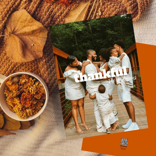 Carte photo de Thanksgiving