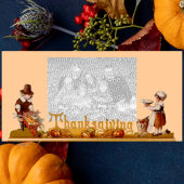 Carte photo de Thanksgiving