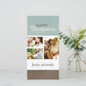 Carte photo de thanksgiving (4x8) (Debout devant)