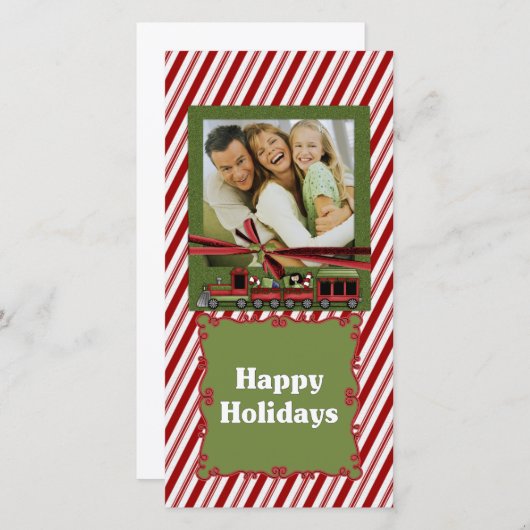 Carte photo de train de menthe (Devant / Derrière)