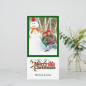 Carte photo de vacances (Debout devant)