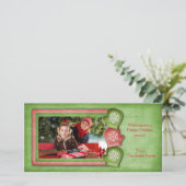 Carte photo de vacances (Debout devant)