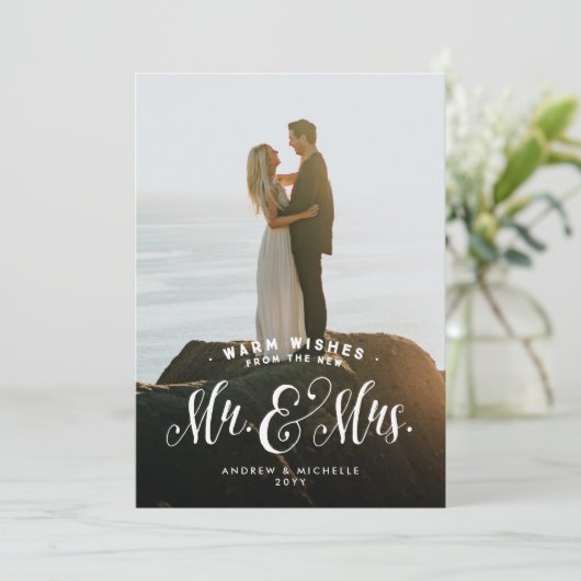 Carte photo de vacances (Debout devant)