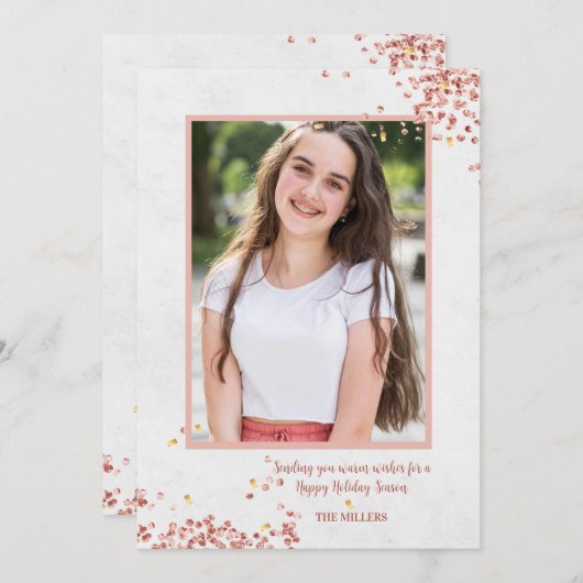 Carte photo de vacances (Devant / Derrière)