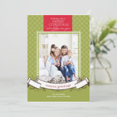 Carte photo de vacances (Debout devant)