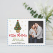 Carte photo de vacances (Debout devant)