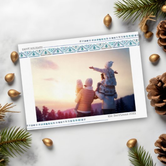 Carte photo de vacances