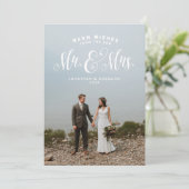 Carte photo de vacances (Debout devant)