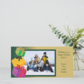 Carte photo de vacances (Debout devant)