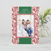 Carte photo de vacances (Debout devant)