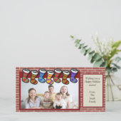 Carte photo de vacances (Debout devant)