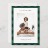 Carte photo de vacances à la frontière moderne (Devant)