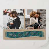 Carte photo de vacances à l'Écharpe d'hiver à l'hu (Recto)