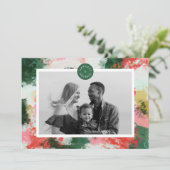 Carte photo de vacances Abstrait de jour férié (Debout devant)