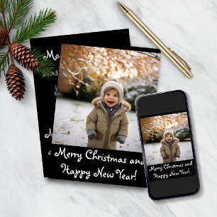 Carte photo de vacances adorable