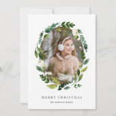 Carte photo de vacances Alabaster Wreath (Devant)