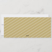 Carte photo de vacances avec monogramme rustique (Dos)
