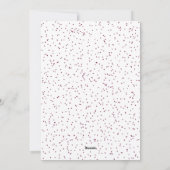 Carte photo de vacances Berry lettres rose violet (Dos)