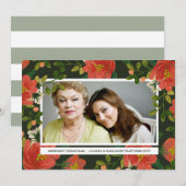 Carte photo de vacances Bouquet vintage (Devant / Derrière)