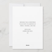 Carte photo de vacances | Conception des points (Dos)