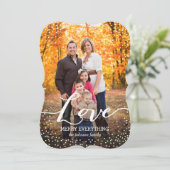 Carte photo de vacances d'amour (Debout devant)