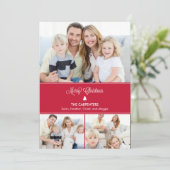 Carte photo de vacances dans l'arbre moderne - Rou (Debout devant)