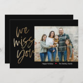 Carte photo de vacances de couleur modifiable manq (Devant / Derrière)