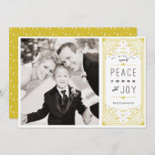 Carte photo de vacances de joie d'acclamation de (Devant / Derrière)