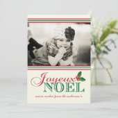 Carte photo de vacances de "Joyeux Noel" de (Debout devant)