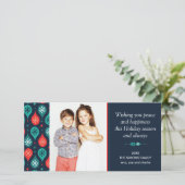 Carte Photo de vacances de l'art populaire scandinave fe (Debout devant)