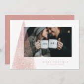 Carte photo de vacances de Noël moderne (Devant / Derrière)