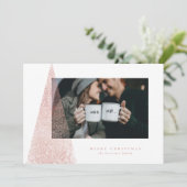 Carte photo de vacances de Noël moderne (Debout devant)