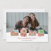 Carte photo de vacances de rue de pain d'épice (Devant)