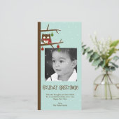 Carte photo de vacances de Snow Owl (Debout devant)