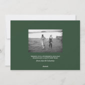 Carte photo de vacances de voeux de l'île (Dos)