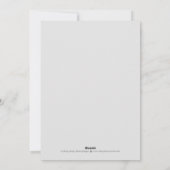 Carte photo de vacances du Jour de l'An encadré (Dos)