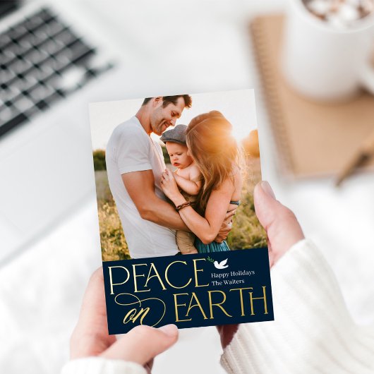 Carte photo de vacances en feuille de souhait pais