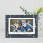 Carte photo de vacances en mer (Debout devant)