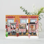 Carte photo de vacances en train Pepperment (Debout devant)