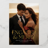 Carte photo de vacances engagé et joyeux (Recto)