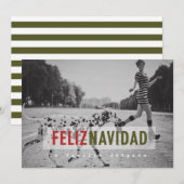 Carte photo de vacances espagnol moderne (Devant / Derrière)