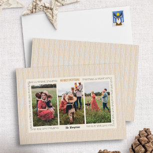 Carte photo de vacances Farmhouse moderne