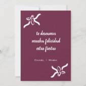 Carte photo de vacances - Feliz Navidad (Dos)