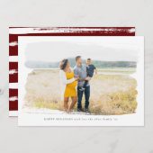 Carte photo de vacances Frame Brossé (Devant / Derrière)