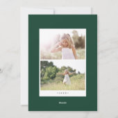 Carte photo de vacances généreux | Forêt (Dos)