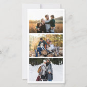 Carte photo de vacances Gold Parties scintillant (Dos)