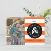 Carte photo de vacances Halloween (Debout devant)