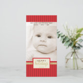 CARTE PHOTO DE VACANCES INTELLIGENTE :: panneau in (Debout devant)